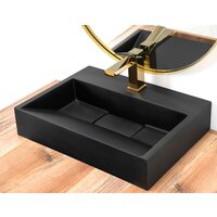 Умывальник Rea Goya 50 (черный) - Превью изображения №4 — Интернет-магазин ПроЗаказ