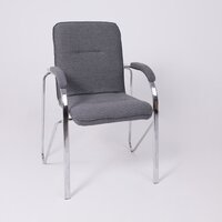 Офисный стул AksHome Samba AKS-1 (Leto 68 темно-серая ткань, мягкие подлокотники) - Превью изображения №13 — Интернет-магазин ПроЗаказ