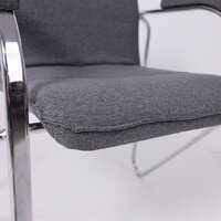 Офисный стул AksHome Samba AKS-1 (Leto 68 темно-серая ткань, мягкие подлокотники) - Превью изображения №9 — Интернет-магазин ПроЗаказ