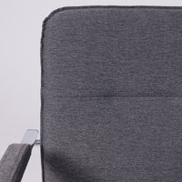 Офисный стул AksHome Samba AKS-1 (Leto 68 темно-серая ткань, мягкие подлокотники) - Превью изображения №11 — Интернет-магазин ПроЗаказ