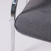 Офисный стул AksHome Samba AKS-1 (Leto 68 темно-серая ткань, мягкие подлокотники) - Превью изображения №10 — Интернет-магазин ПроЗаказ