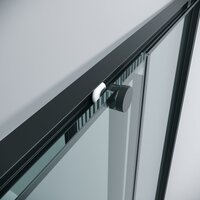 Душевой уголок Grossman Galaxy 80x80x195 300.K33.01.8080.21.00 (черный матовый/прозрачное стекло) - Превью изображения №6 — Интернет-магазин ПроЗаказ