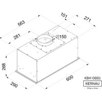 Кухонная вытяжка Kernau KBH 0861 W - Превью изображения №7 — Интернет-магазин ПроЗаказ