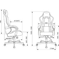 Офисное кресло Knight Terminator (розовый Velvet 36) - Превью изображения №18 — Интернет-магазин ПроЗаказ