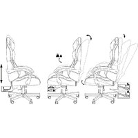 Офисное кресло Knight Terminator (розовый Velvet 36) - Превью изображения №17 — Интернет-магазин ПроЗаказ