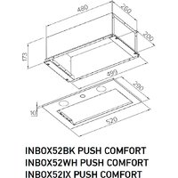 Кухонная вытяжка Meferi INBOX52IX Push Comfort - Превью изображения №14 — Интернет-магазин ПроЗаказ