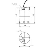 Дренажный насос Grundfos Unilift KP 150 M 1 - Превью изображения №3 — Интернет-магазин ПроЗаказ