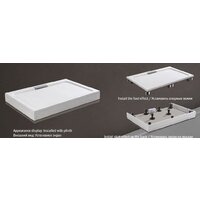 Душевой поддон WeltWasser TRS 10090 Stone-WT 100x90 - Превью изображения №3 — Интернет-магазин ПроЗаказ