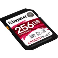 Карта памяти Kingston Canvas React SDR/256GB SDXC 256GB - Превью изображения №2 — Интернет-магазин ПроЗаказ