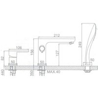 Смеситель Ledeme L1153W (белый/хром) - Превью изображения №11 — Интернет-магазин ПроЗаказ