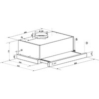 Кухонная вытяжка LEX Hide 500 (нержавеющая сталь) - Превью изображения №5 — Интернет-магазин ПроЗаказ