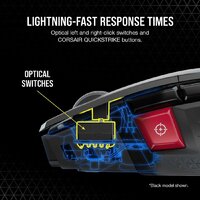 Игровая мышь Corsair M65 RGB Ultra Wireless (белый) - Превью изображения №5 — Интернет-магазин ПроЗаказ