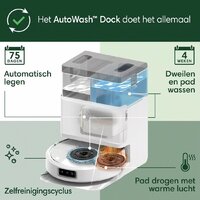 Робот-пылесос iRobot Roomba Plus 505 Combo Robot + AutoWash Dock (белый) - Превью изображения №6 — Интернет-магазин ПроЗаказ