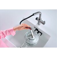 Смеситель Blanco Evol-S Volume с дозатором воды (рычаг справа, хром) - Превью изображения №4 — Интернет-магазин ПроЗаказ