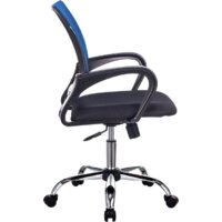 Офисное кресло Бюрократ CH-695NSL (синий TW-05 /черный TW-11/хром) - Превью изображения №3 — Интернет-магазин ПроЗаказ