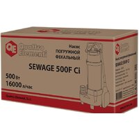 Фекальный насос Quattro Elementi Sewage 500F Ci - Превью изображения №4 — Интернет-магазин ПроЗаказ