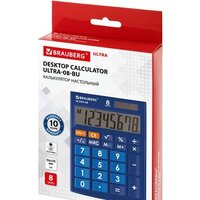 Бухгалтерский калькулятор BRAUBERG Ultra-08-BU 250508 (синий) - Превью изображения №9 — Интернет-магазин ПроЗаказ