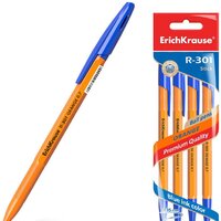 Erich Krause R-301 Orange Stick синий 22189 (4 шт)