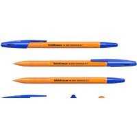 Набор шариковых ручек Erich Krause R-301 Orange Stick синий 22189 (4 шт) - Превью изображения №2 — Интернет-магазин ПроЗаказ