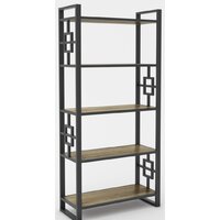 Hype Mebel Квадро 50x170 (черный/дуб галифакс олово)