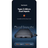 Внешний аккумулятор Usams US-CD150 PB56 10000mAh (черный) - Превью изображения №13 — Интернет-магазин ПроЗаказ