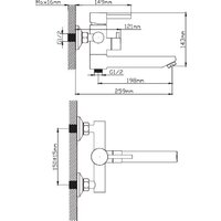 Смеситель Diadonna Д234-22S - Превью изображения №2 — Интернет-магазин ПроЗаказ