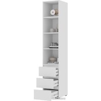 Стеллаж Стендмебель Хелен ПН 02 (белый/белый) - Превью изображения №2 — Интернет-магазин ПроЗаказ