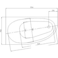 Ванна Aquatek Дива 170x90 (с каркасом, левая) - Превью изображения №6 — Интернет-магазин ПроЗаказ