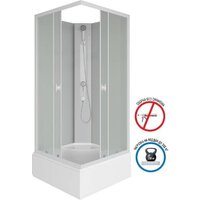 Душевая кабина Niagara Promo P80/26Q/MT/BK 80x80x195 - Превью изображения №2 — Интернет-магазин ПроЗаказ
