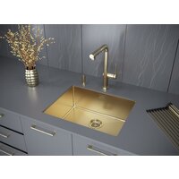 Кухонная мойка Paulmark Next 54 Uni PM215444-BG (золото/брашированное золото) - Превью изображения №10 — Интернет-магазин ПроЗаказ