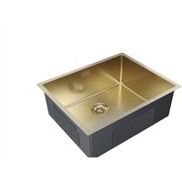 Кухонная мойка Paulmark Next 54 Uni PM215444-BG (золото/брашированное золото) - Превью изображения №2 — Интернет-магазин ПроЗаказ
