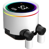 Система жидкостного охлаждения для процессора PCCooler DA360 Pro ARGB Digital (белый) - Превью изображения №5 — Интернет-магазин ПроЗаказ