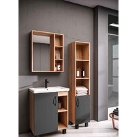  Grossman Шкаф-пенал Флай 30 303002 (дуб сонома/белый) - Превью изображения №2 — Интернет-магазин ПроЗаказ