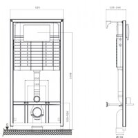 Инсталляция для унитаза Pestan Sava Fix Slim SET40006469 - Превью изображения №7 — Интернет-магазин ПроЗаказ