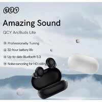 Наушники QCY ArcBuds Lite (черный) - Превью изображения №9 — Интернет-магазин ПроЗаказ