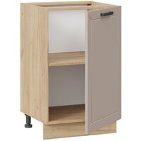 Шкаф напольный Трия Лорас 1Н5 (дуб крафт золотой/холст латте) - Превью изображения №2 — Интернет-магазин ПроЗаказ