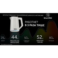 Электрический чайник Polaris PWK 1746 CAD Wi-Fi IQ Home (белый) - Превью изображения №11 — Интернет-магазин ПроЗаказ