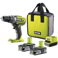 Дрель-шуруповерт Ryobi R18DD3-115S 5133005301 (с 1-им АКБ 1.5 Ач, сумка) - Превью изображения №2 — Интернет-магазин ПроЗаказ