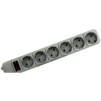 ExeGate 6 розеток, 3 м, серый (SP-6-3G)