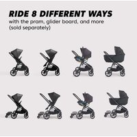 Универсальная коляска Baby Jogger City Sights (deep teal) - Превью изображения №2 — Интернет-магазин ПроЗаказ