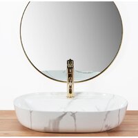 Умывальник Rea Aura 61 Marmo Shiny U8003 - Превью изображения №2 — Интернет-магазин ПроЗаказ