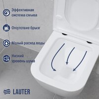 Унитаз подвесной Lauter Nuremberg 21811 + Breez 21GN7071CH - Превью изображения №6 — Интернет-магазин ПроЗаказ