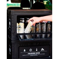 Органайзер для хранения Happy Home складной со столиком HH-012 60 л (черный) - Превью изображения №3 — Интернет-магазин ПроЗаказ