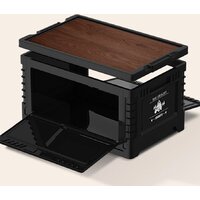 Органайзер для хранения Happy Home складной со столиком HH-012 60 л (черный) - Превью изображения №2 — Интернет-магазин ПроЗаказ