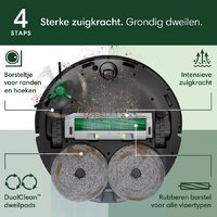 Робот-пылесос iRobot Roomba Plus 405 Combo Robot + AutoWash Dock (черный) - Превью изображения №8 — Интернет-магазин ПроЗаказ
