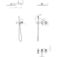 Душевая система  Grocenberg GB5090 (графит) - Превью изображения №10 — Интернет-магазин ПроЗаказ