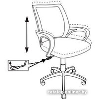 Офисное кресло Бюрократ CH-695NLT (зеленый TW-03 TW-30 сетка/ткань) - Превью изображения №10 — Интернет-магазин ПроЗаказ