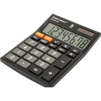 Бухгалтерский калькулятор BRAUBERG Ultra-08-BK 250507 (черный) - Превью изображения №2 — Интернет-магазин ПроЗаказ