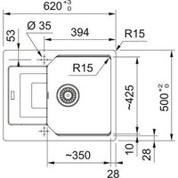 Кухонная мойка Franke Urban UBG 611-62 114.0687.263 (оникс) - Превью изображения №2 — Интернет-магазин ПроЗаказ