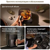 Аэрогриль (аэрофритюрница) Trouver Air Fryer Metalish AF10 Pro (черный) - Превью изображения №9 — Интернет-магазин ПроЗаказ